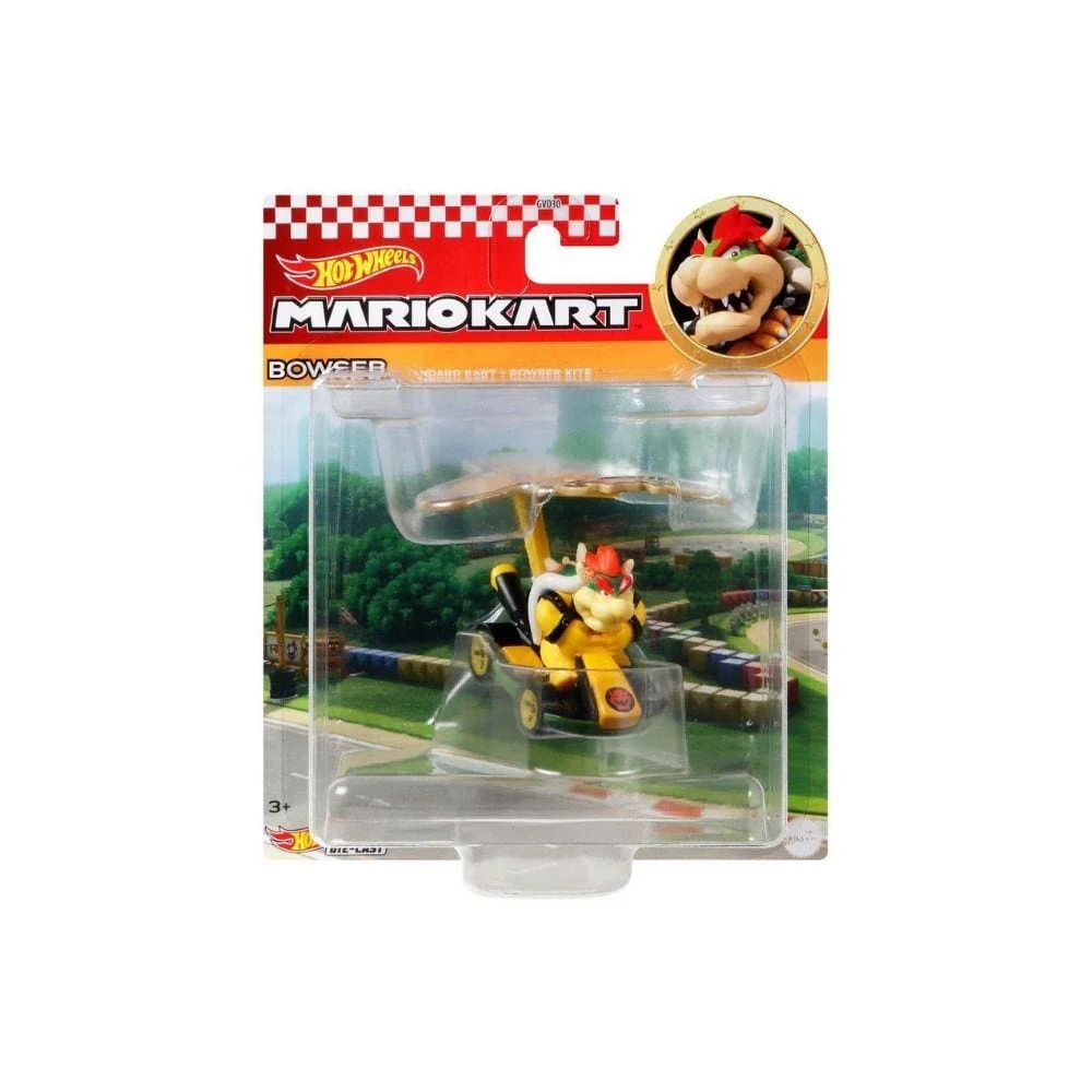 1:64 Mario Kart - Bowser in Standard Kart with Bowser Kite - Image 3