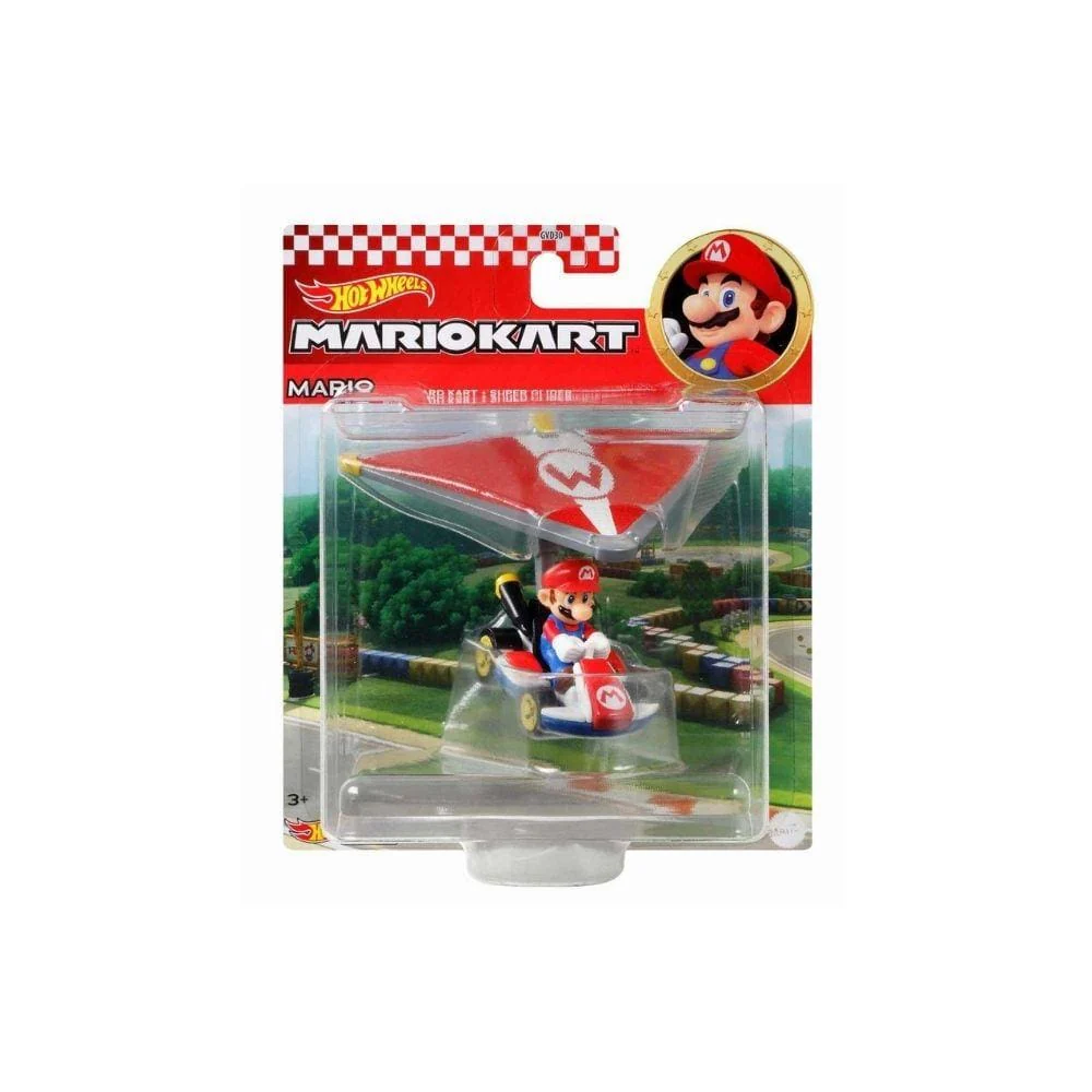 1:64 Mario Kart - Mario in Standard Kart with Super Glider