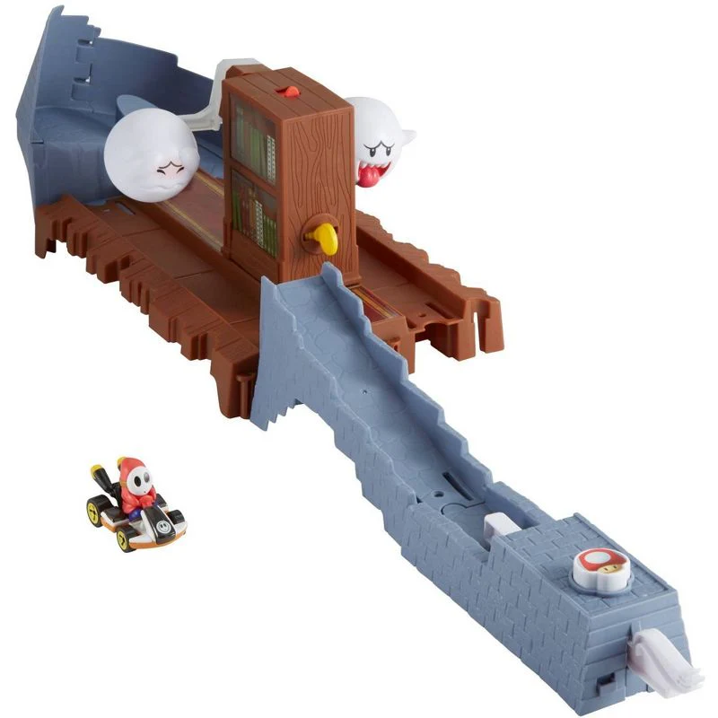 Hot Wheels Mario Kart Levels Track Set Thwomp - Spooky Sprint - Image 2