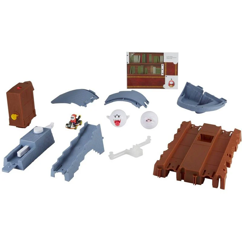 Hot Wheels Mario Kart Levels Track Set Thwomp - Spooky Sprint - Image 5