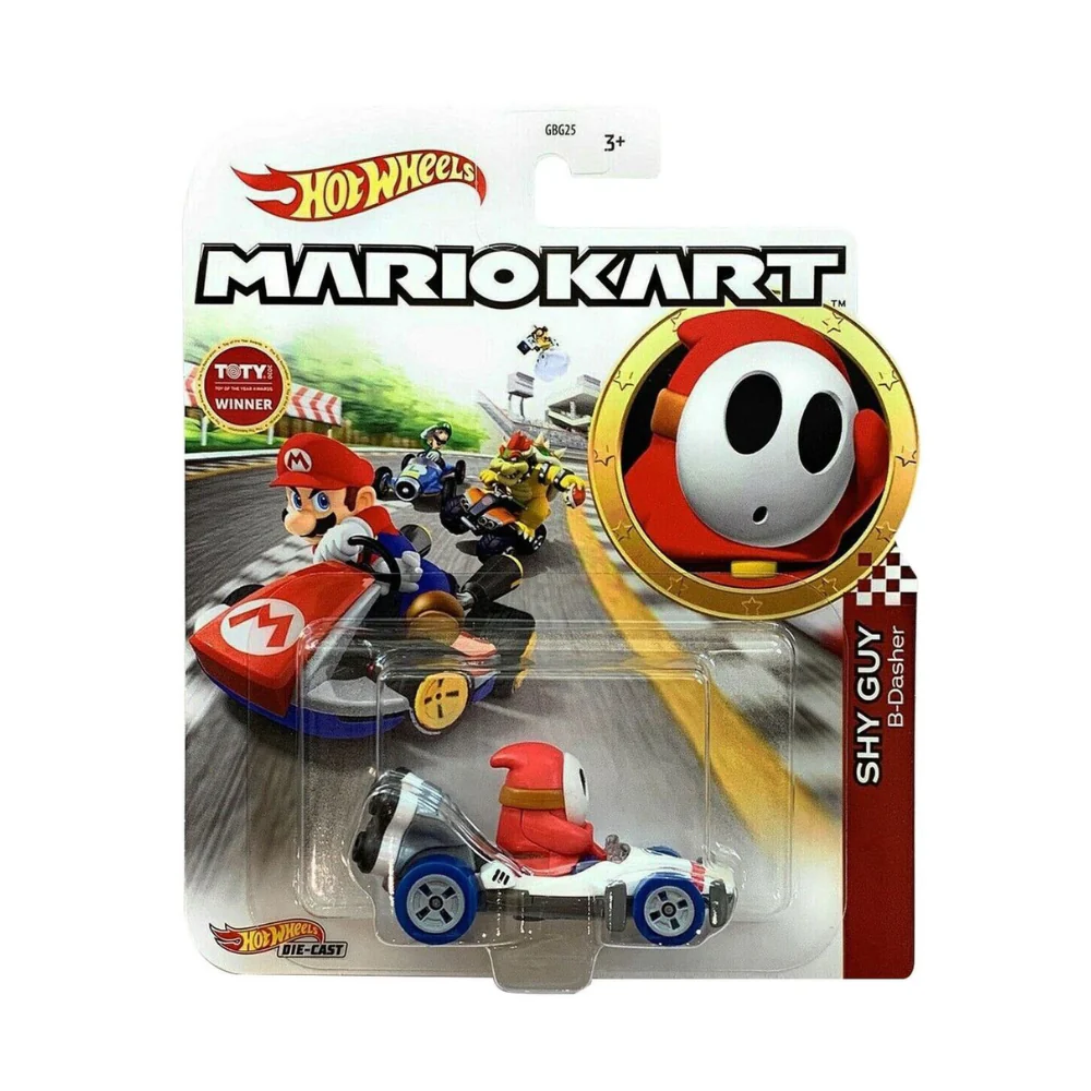 Hot Wheels Mario Kart Vehicle - Shy Guy