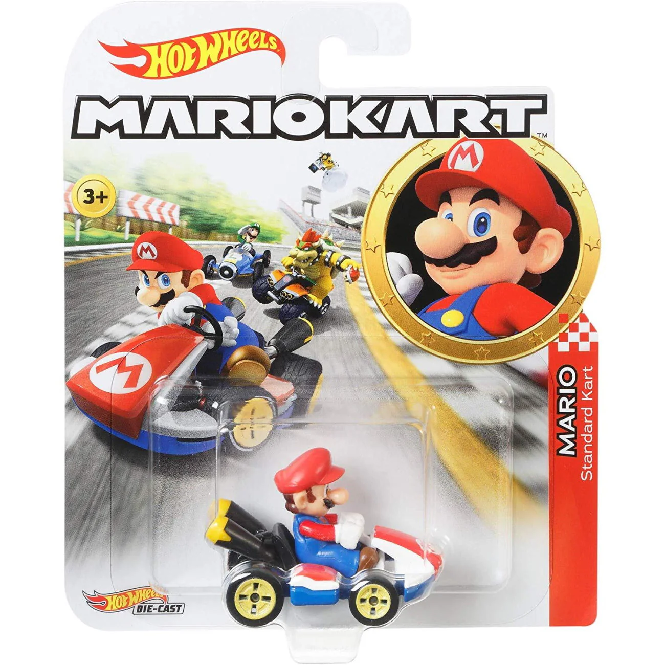 Hot Wheels Mario Kart Replica Die-cast Asst. Mario