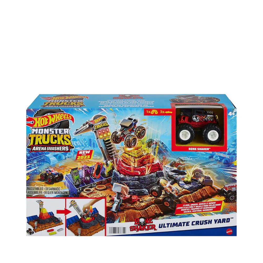 HW MT Arena World Main Event: Bone Shaker’s Ultimate Crush Y By Mattel