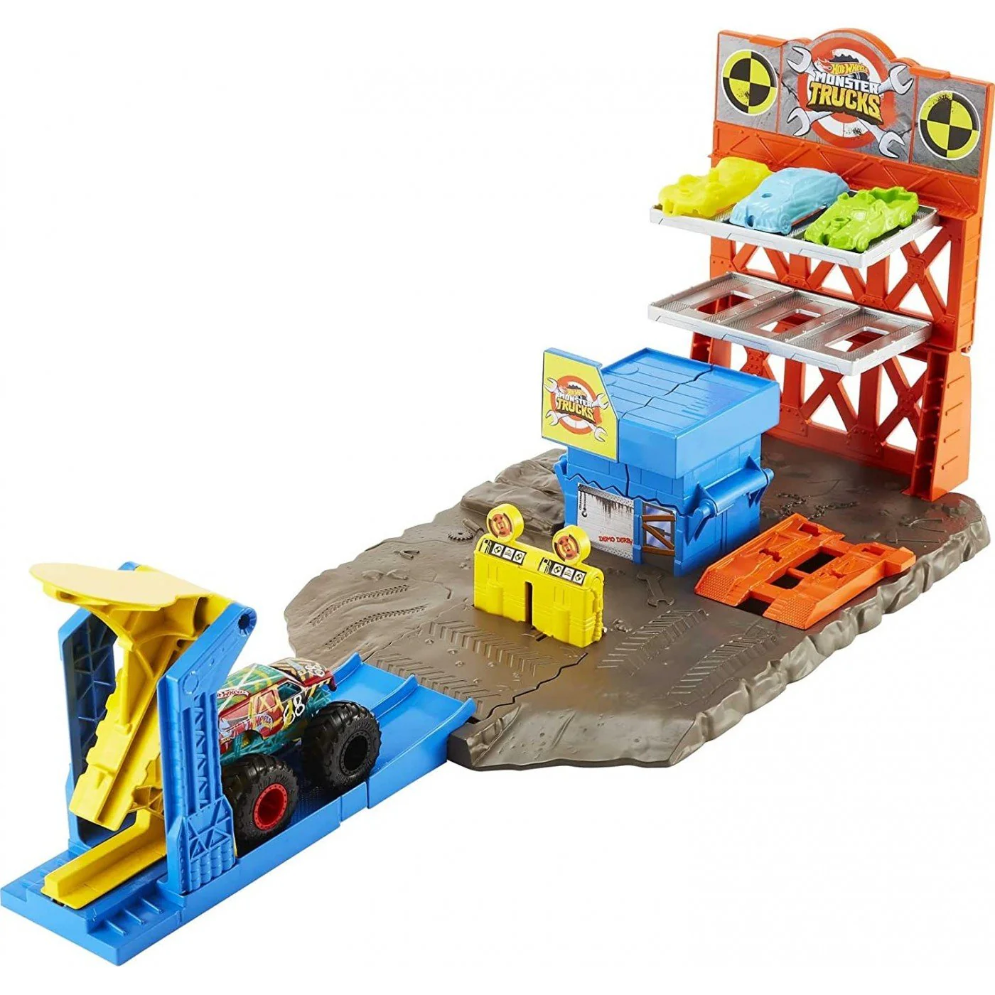 Hot Wheels Monster Truck Blast Station Playset by Mattel - Image 2