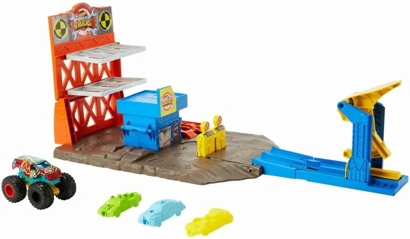 Hot Wheels Monster Truck Blast Station Playset by Mattel - Image 3