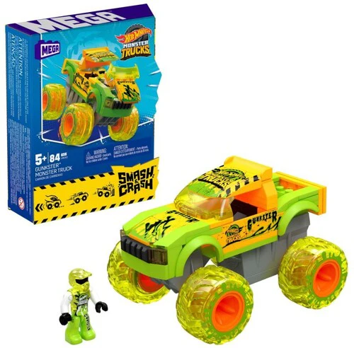Hot Wheels Monster Trucks Smash and Crash Gunkster Monster Truck - Image 4