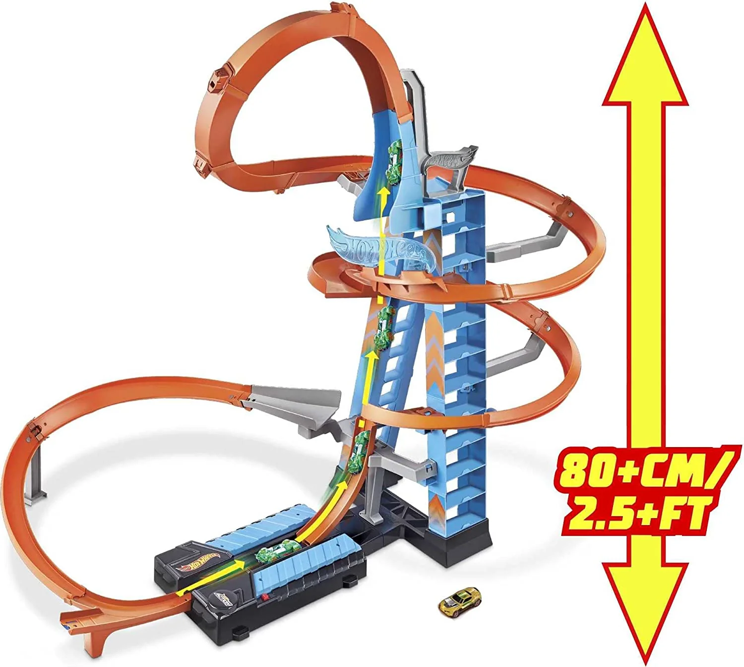 Hot Wheels Sky Crash Tower Play Set by Mattel - Image 4