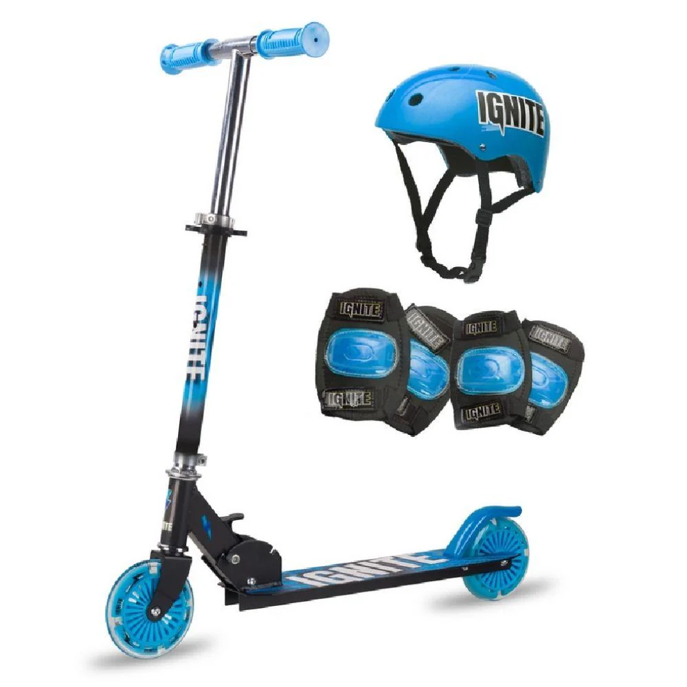 Ignite Flow Scooter 2 Wheel Combo Pack - Blue