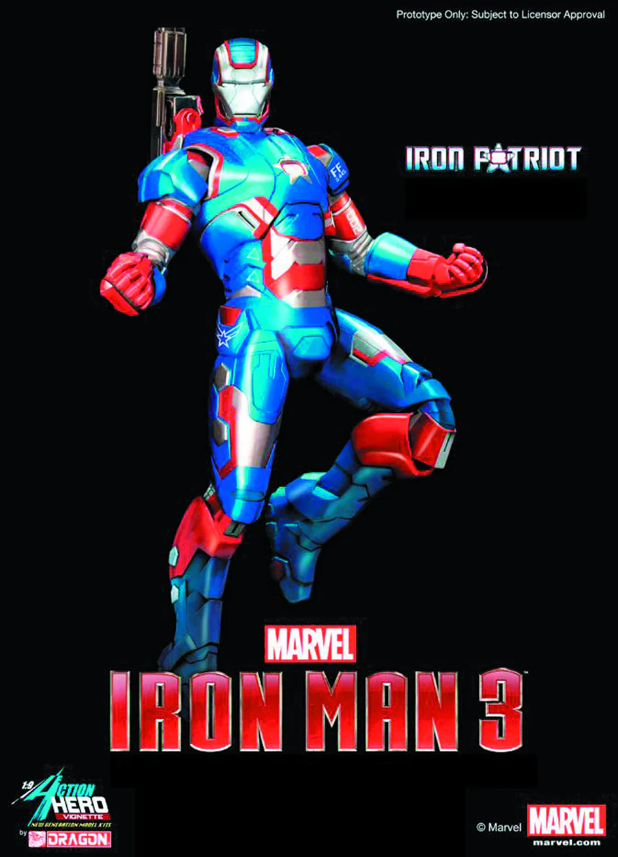 Iron Man 3 Iron Patriot (Pre-Colored Kit) (Plastic model) - Image 2
