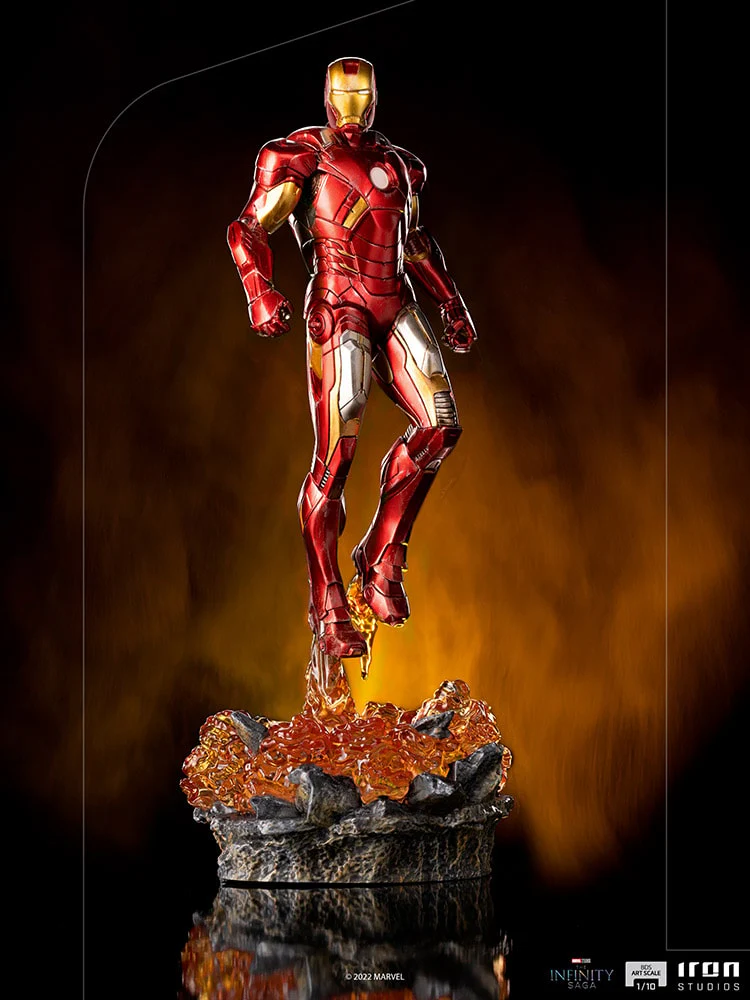 THE INFINITYSAGA IRON MAN BATTLE OF NY BDS ART SCALE 1/10 Figure By Iron Studios - Image 2