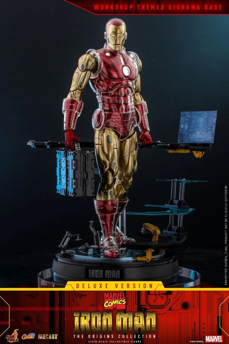 Marvel Iron Man Deluxe 1/6 Diecast Action Figure by Hot Toys - Image 2