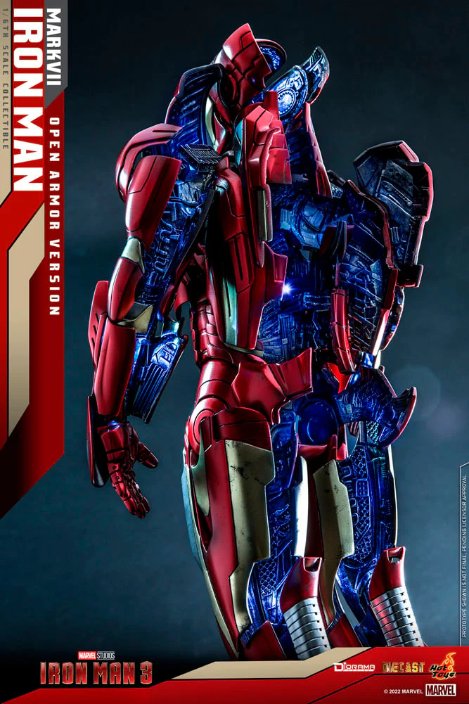Marvel Iron Man Mark 7 Open Armor Version By Hot Toys - Image 4