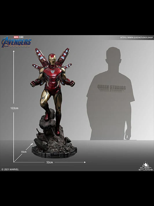 Marvel Iron Man Mark 85 1/2 Statue By Queen Studios - Image 6