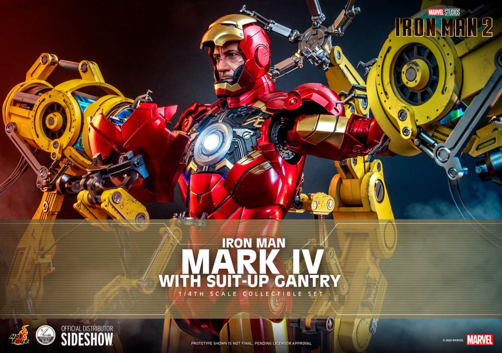IRON MAN MARK IV WITH GANTRY 1:4 SET By Hot Toys - Image 2