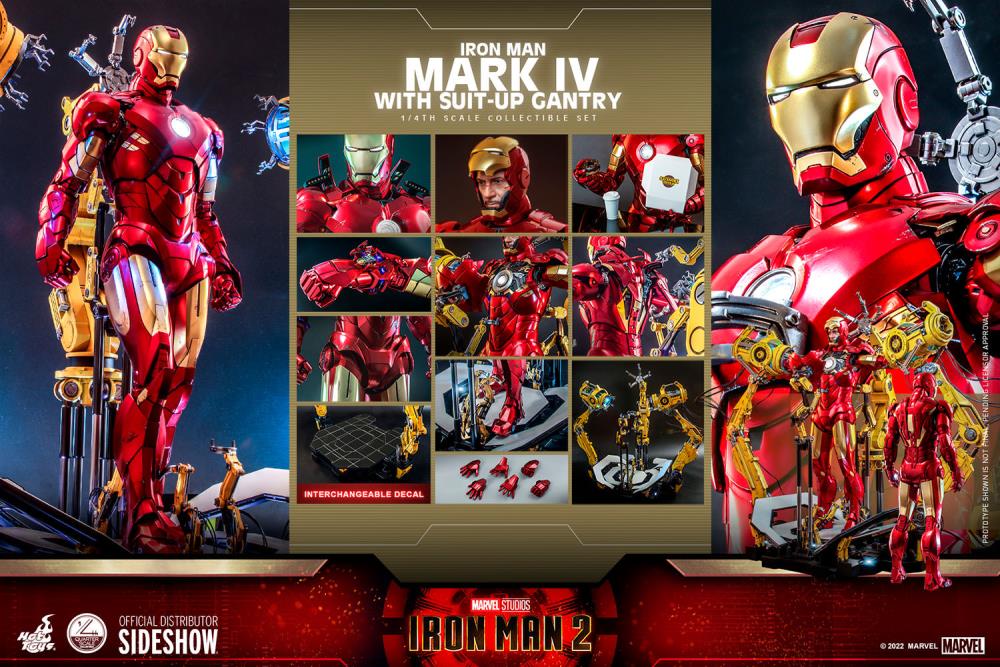 IRON MAN MARK IV WITH GANTRY 1:4 SET By Hot Toys - Image 5