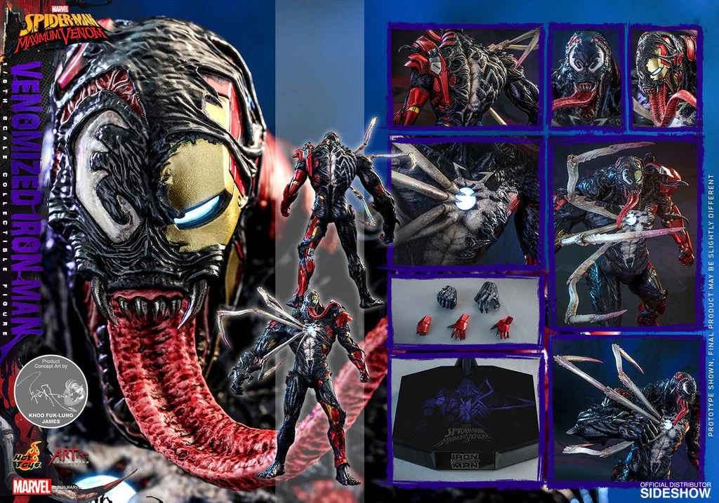 Marvel Iron Man Maximum Venomized By Hot Toys - Image 3