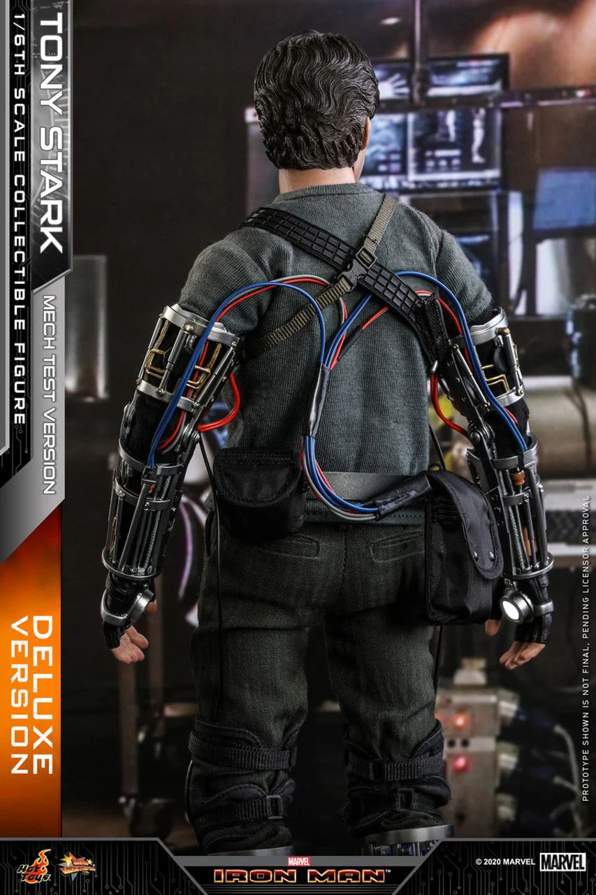 Marvel Iron Man Tony Stark (Mech Test Ver.) Deluxe 1/6th Scale Collectible Action Figure - Image 6
