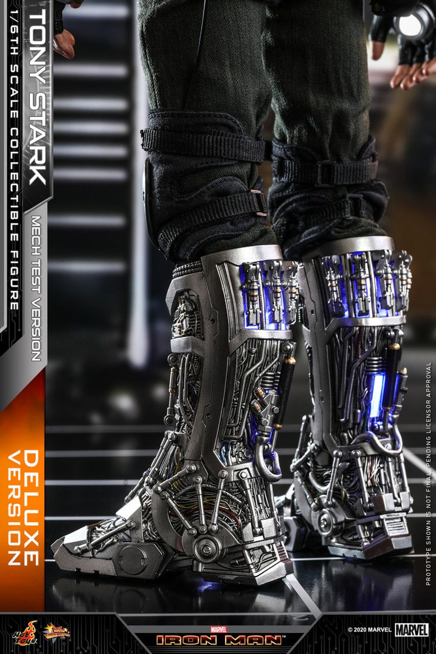 Marvel Iron Man Tony Stark (Mech Test Ver.) Deluxe 1/6th Scale Collectible Action Figure - Image 7