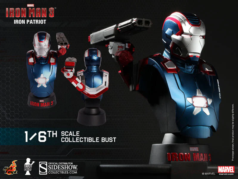Sideshow Collectibles - Marvel Iron Patriot 1:6 Bust - Image 2