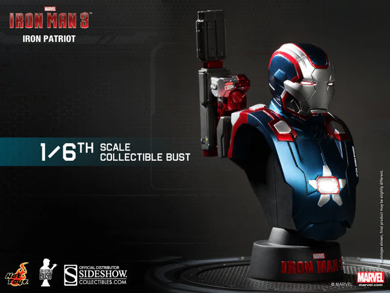 Sideshow Collectibles - Marvel Iron Patriot 1:6 Bust - Image 3