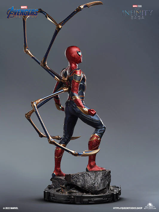 Marvel Iron Spider Man 1/2 Statue Regular Edition By Queen Studios - Image 3