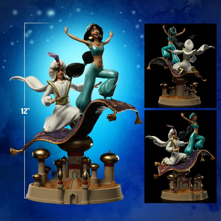 Iron Studios Aladdin And Jasmine - Disney 100Th - Art Scale 1/10 - by Iron Studios - Image 5
