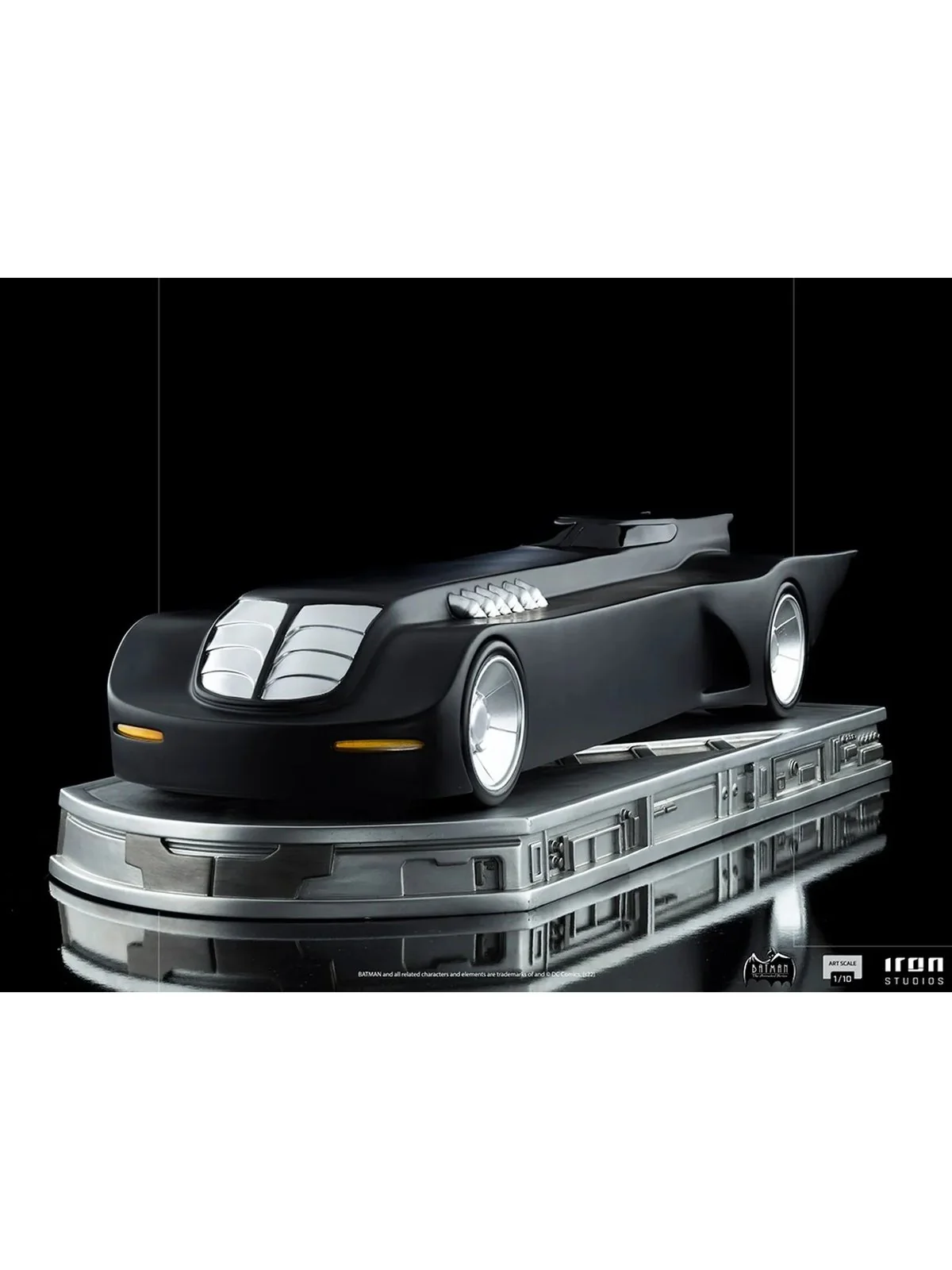 DC BATMAN THE ANIMATED SERIES - BATMOBILE ART SCALE 1/10 STATUE BY IRON STUDIOS - Image 4