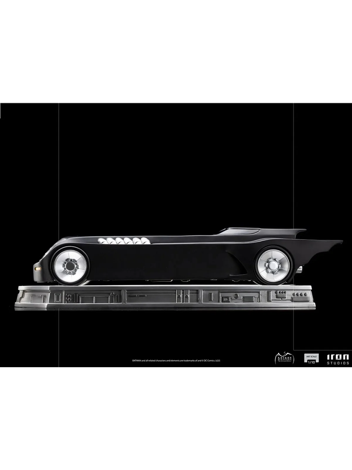 DC BATMAN THE ANIMATED SERIES - BATMOBILE ART SCALE 1/10 STATUE BY IRON STUDIOS - Image 5