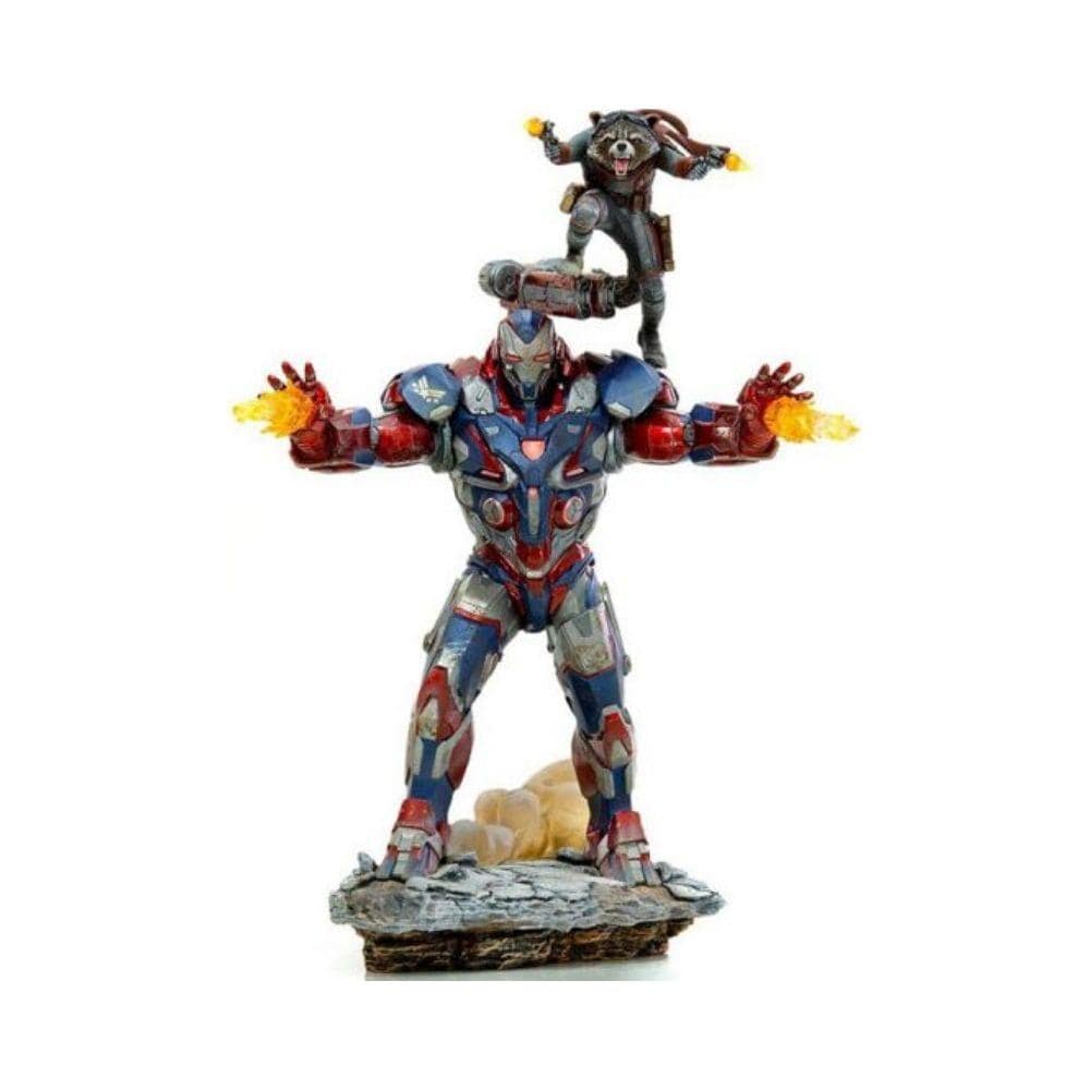 Iron Studios : Iron Patriot & Rocket Bds Art Scale 1/10 - Avengers : Endgame