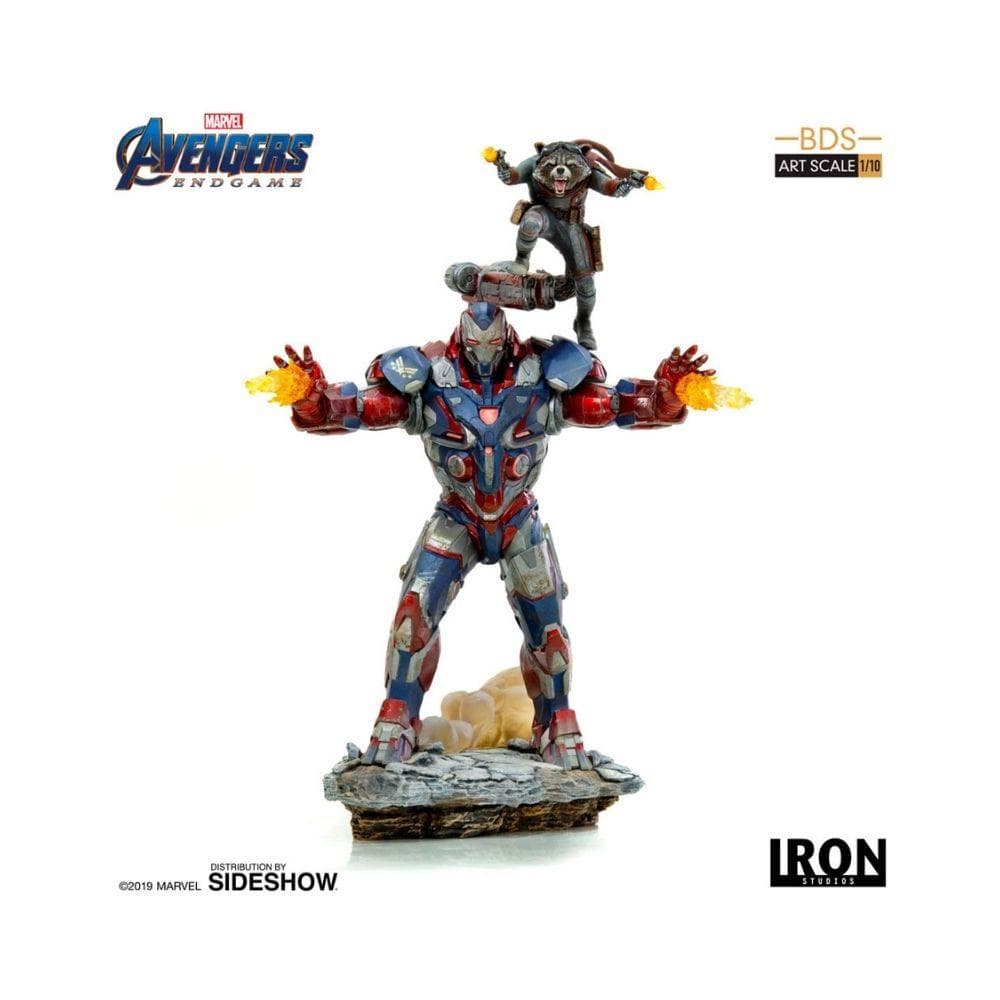 Iron Studios : Iron Patriot & Rocket Bds Art Scale 1/10 - Avengers : Endgame - Image 3