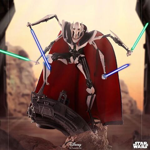 Star Wars General Grievous Deluxe 1/10 BDS Art Scale Statue by Iron Studios - Image 3