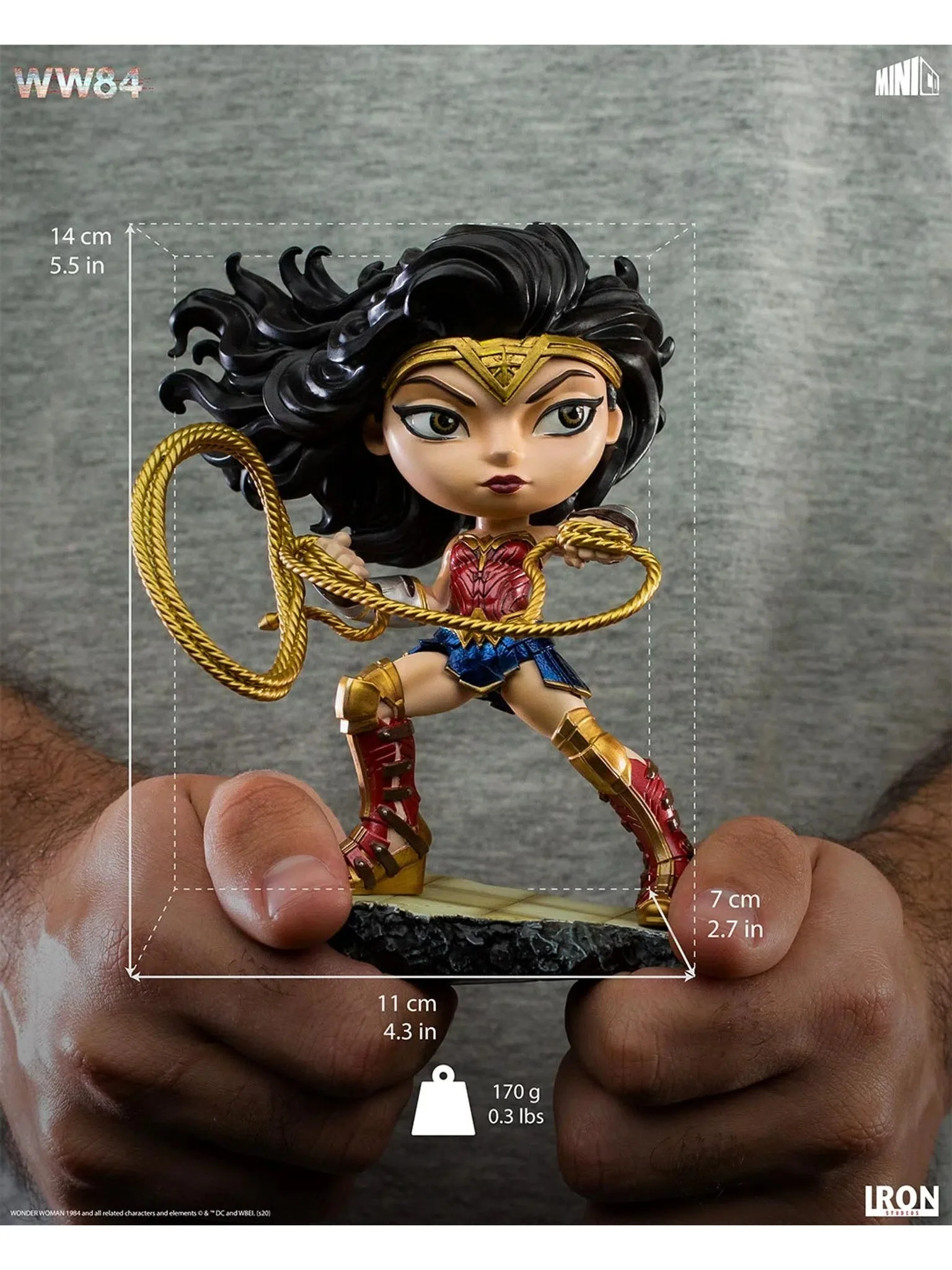 Wonder Woman WW84 Minico Statue by Iron Studios - Image 2