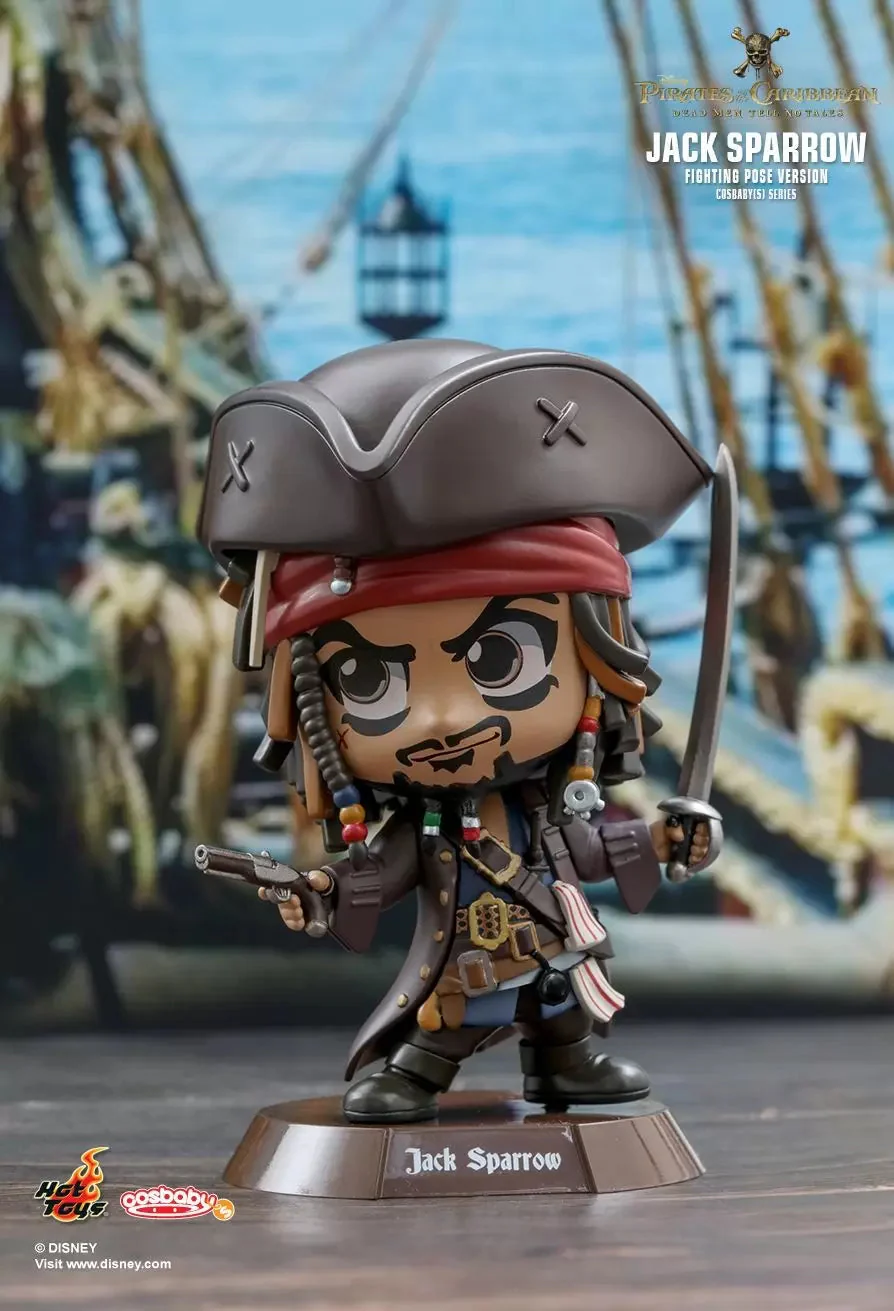 Pirates of the Caribbean Dead Men Tell No Tales Jack Sparrow Cosbaby Bobble-Head by Hot Toys - Image 2