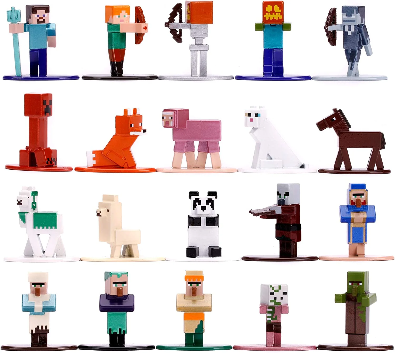 Minecraft 4cm Metal Nano Figure Multi Pack 20 pieces Wave 3 by Jada - Image 2