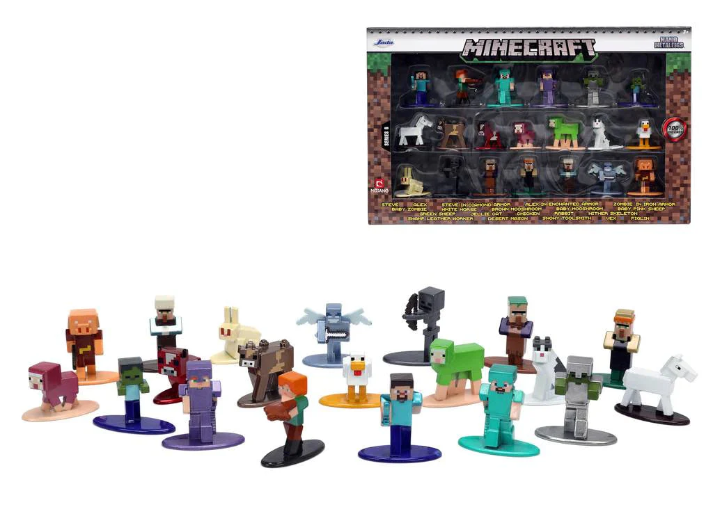 Minecraft Wave 6 Nano Metalfigs 20-Pack by Jada - Image 2
