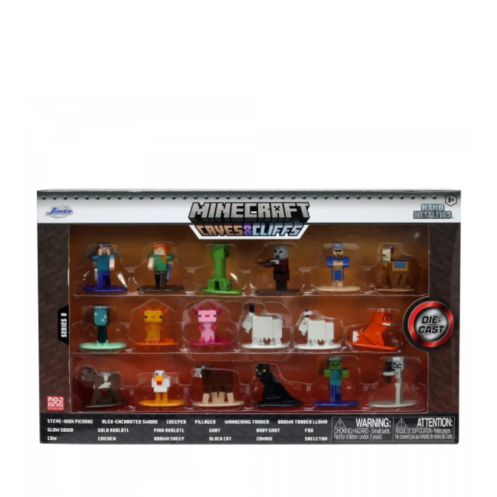 Minecraft Caves and Cliffs Nano Figures Multi Pack by Jada