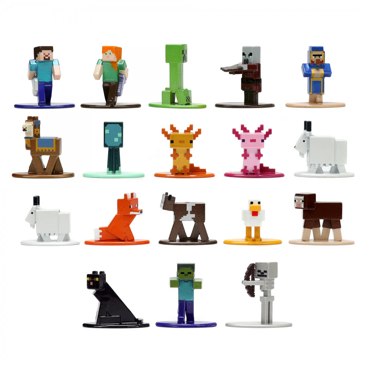 Minecraft Caves and Cliffs Nano Figures Multi Pack by Jada - Image 2