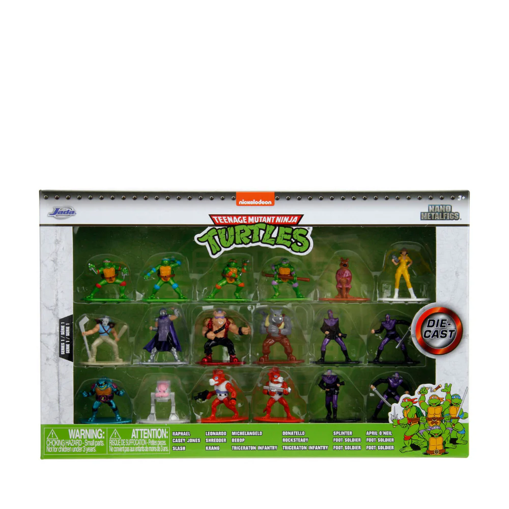 Teenage Mutant Ninja Turtles Multi Pack Die-Cast Nano Figures - Wave 1