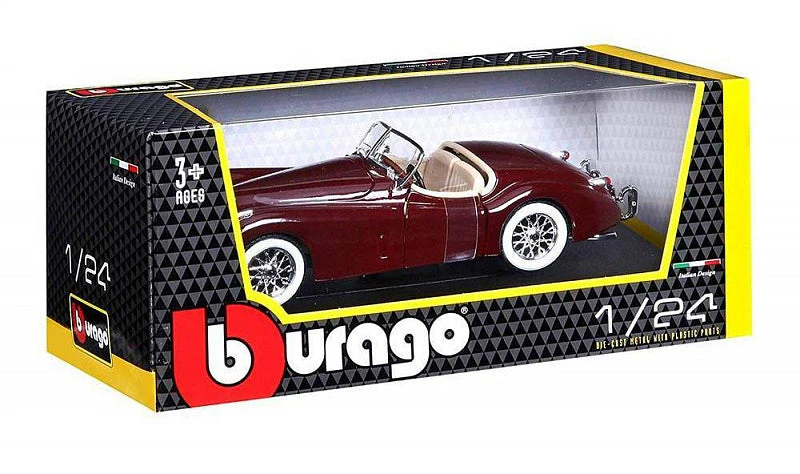 JAGUAR XK 120 ROADSTER (1951) 1:24 Collezione (B) w/o stand Diecast Cars by Bburago - Image 2