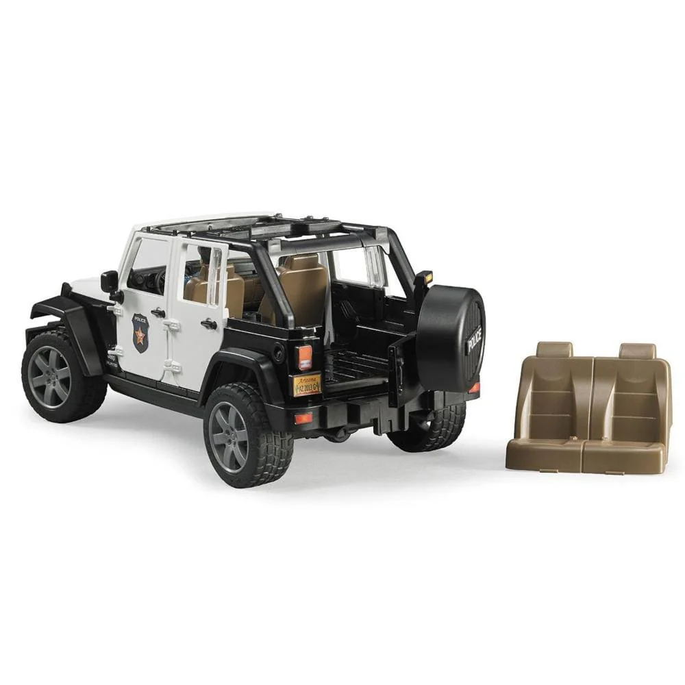 Jeep Wrangler Unlimited Rubicon Police vehicle with policeman - Image 3