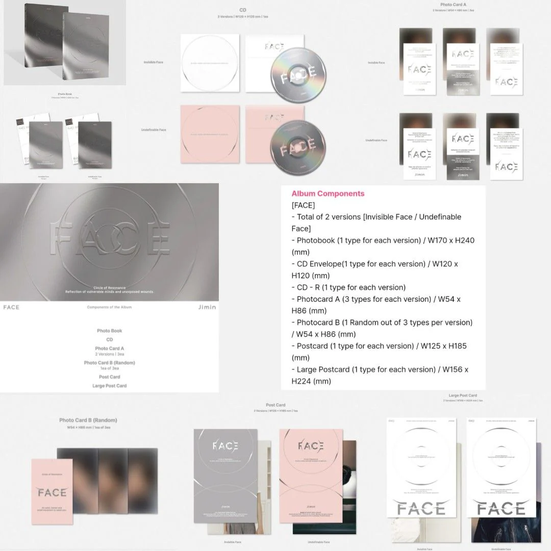 JIMIN Solo Album - FACE - CD - Image 2
