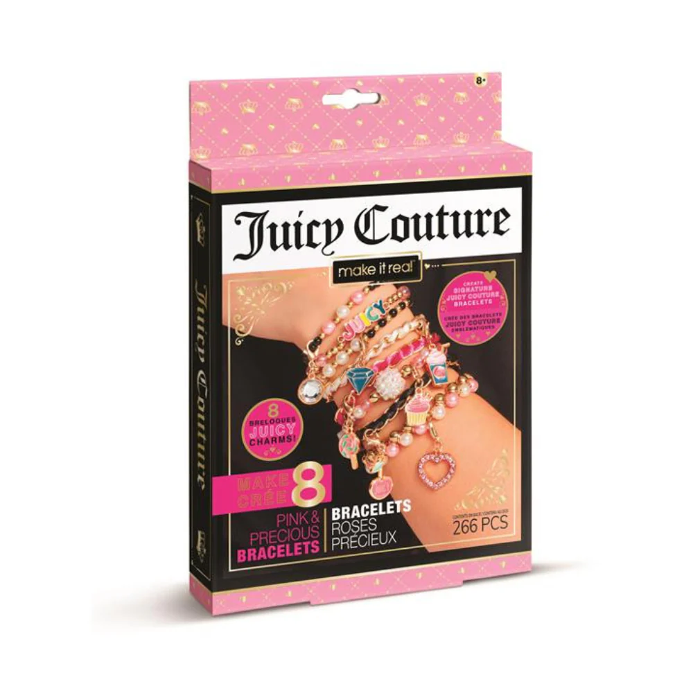 Juicy Couture Mini Pink and Precious Bracelet Making Kit by Make it Real