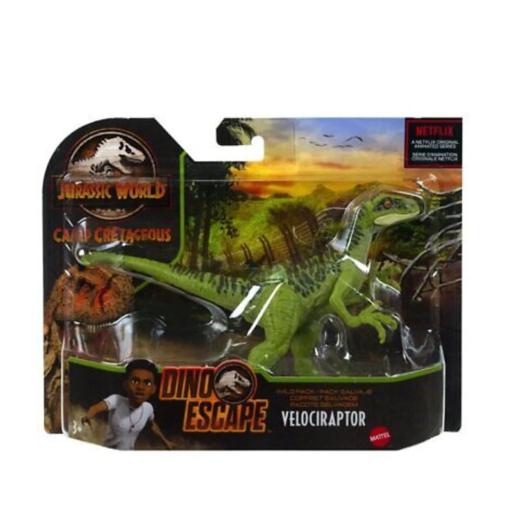 Jurassic World Camp Cretaceous Dino Escape Velociraptor Wild Pack