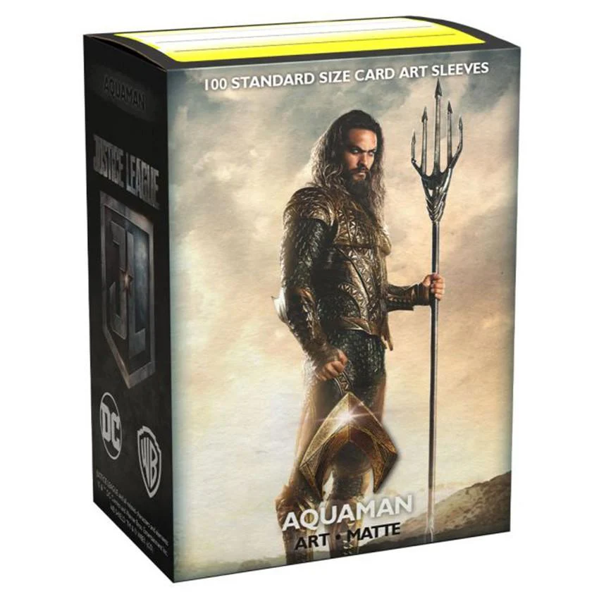Justice League Matte Art Sleeves - Aquaman - Image 2