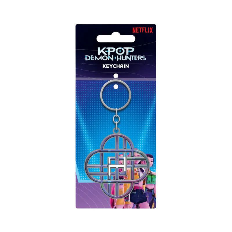 K-Pop Demon Hunters Metal Keychain By Pyramid