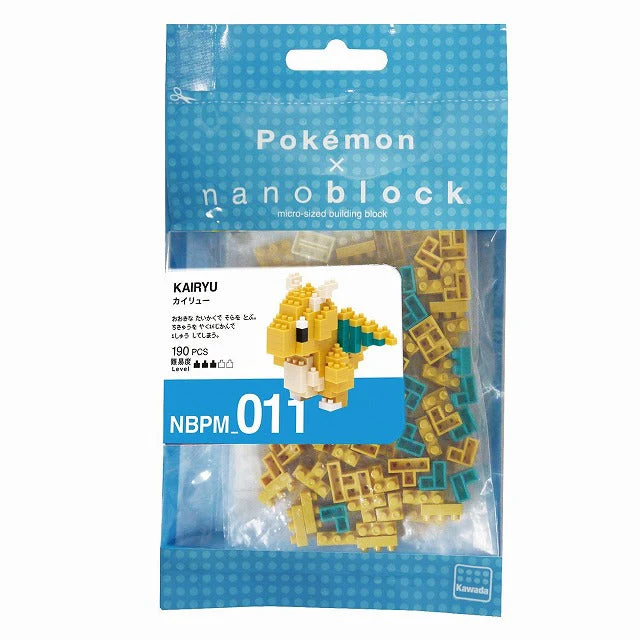 Pokemon DRAGONITE Kawada nanoblock By Bandai Namco - Image 2