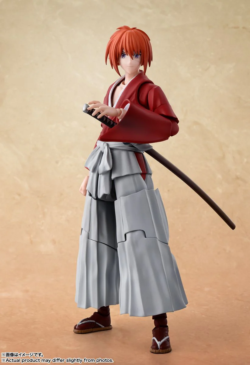 KENSHIN HIMURA Meiji Swordsman Romantic Story S.H. Figuarts Action Figure by Bandai Tamashii - Image 2