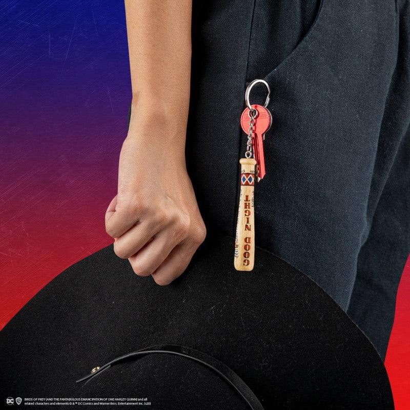 DC Comics Harley Quinn Baseball Bat Keychain - Image 2