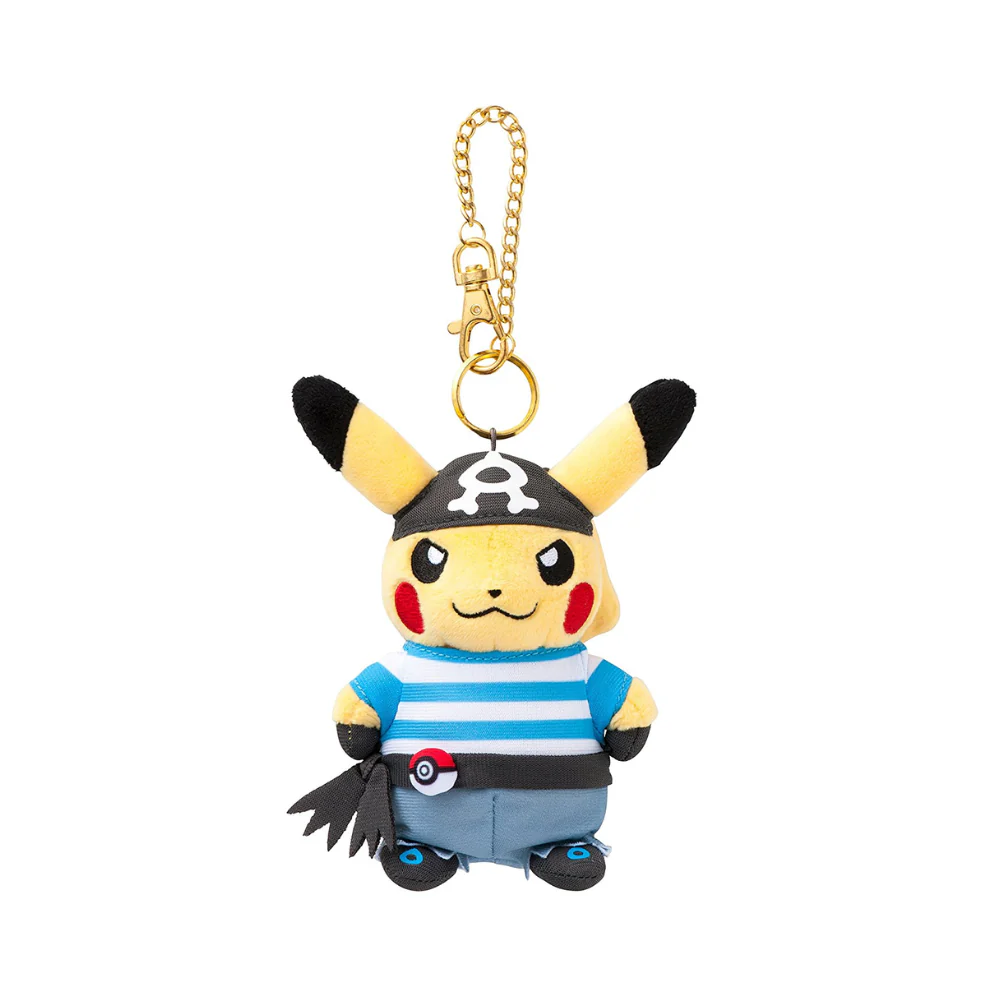 Pokemon Team Aqua Pikachu Keychain By Langbowang