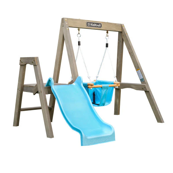 First Play Wooden Swing Set By Kidkraft - Image 2
